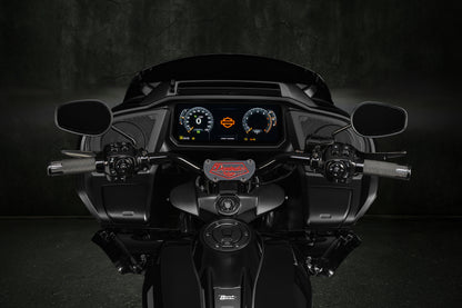 Big Daddy 1 1/2  Pullback Riser & Low Bend Moto Bar Combination for 2023 CVO & 2024-2026 Road Glide Models (Redline Red)