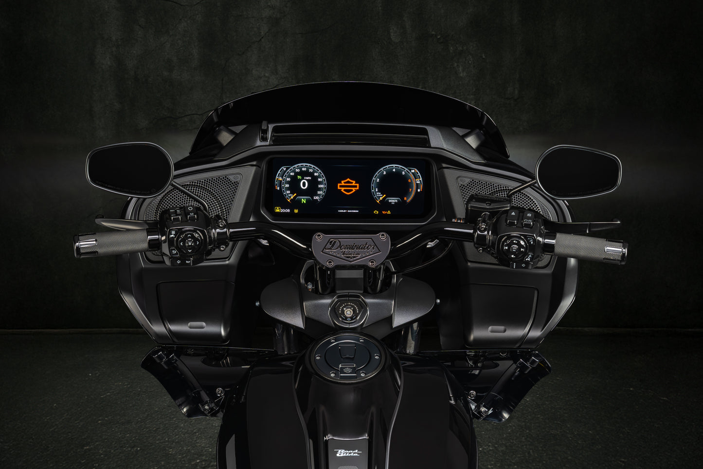 Big Daddy 1 1/2 Pullback Riser & Low Bend Moto Bar Combination for 2023 CVO & 2024-2026 Road Glide Models (Gloss Black)
