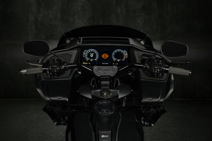 Big Daddy 1 1/2 Pullback Riser & Low Bend Moto Bar Combination for 2023 CVO & 2024-2026 Road Glide Models (Gloss Black)