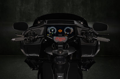 Big Daddy 1 1/2  Pullback Riser & Low Bend Moto Bar Combination for 2023 CVO & 2024-2026 Road Glide Models (Redline Red)