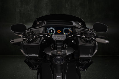 Big Daddy 1 1/2 Pullback Riser & Low Bend Moto Bar Combination for 2023 CVO & 2024-2026 Road Glide Models (Gloss Black)