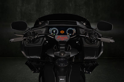 Big Daddy 1 1/2  Pullback Riser & Low Bend Moto Bar Combination for 2023 CVO & 2024-2026 Road Glide Models (Redline Red)