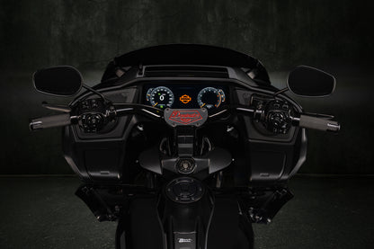 Big Daddy 1 1/2  Pullback Riser & Low Bend Moto Bar Combination for 2023 CVO & 2024-2026 Road Glide Models (Redline Red)