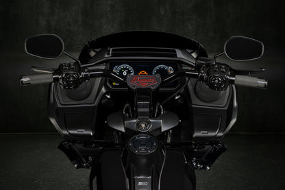 Big Daddy 1 1/2  Pullback Riser & Low Bend Moto Bar Combination for 2023 CVO & 2024-2026 Road Glide Models (Redline Red)