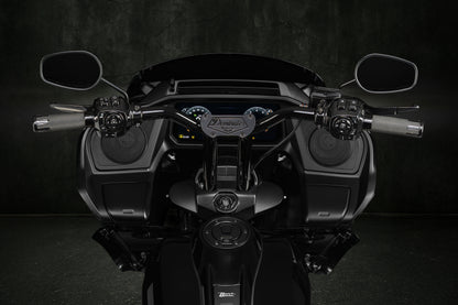 Big Daddy 1 1/2 Pullback Riser & Low Bend Moto Bar Combination for 2023 CVO & 2024-2026 Road Glide Models (Gloss Black)