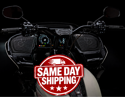 Moto Bar & Big Daddy 1 1/2 Pullback Riser Combination for 2023 CVO & 2024-2026 Road Glide, CVO & CVO ST (Gloss Black) Guaranteed In Stock