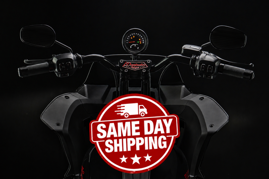 Low Bend Moto Bar & Big Daddy 1.5 Pullback Riser Kit for 2025-2026 LOW RIDER ST - (Gloss Black) Guaranteed In Stock