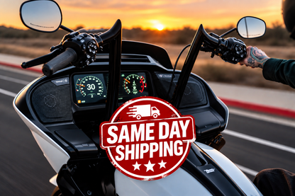 2024-2026 Road Glide Only BIG DADDY 1 ½" MEATHOOK APES (Gloss Black) Guaranteed In Stock