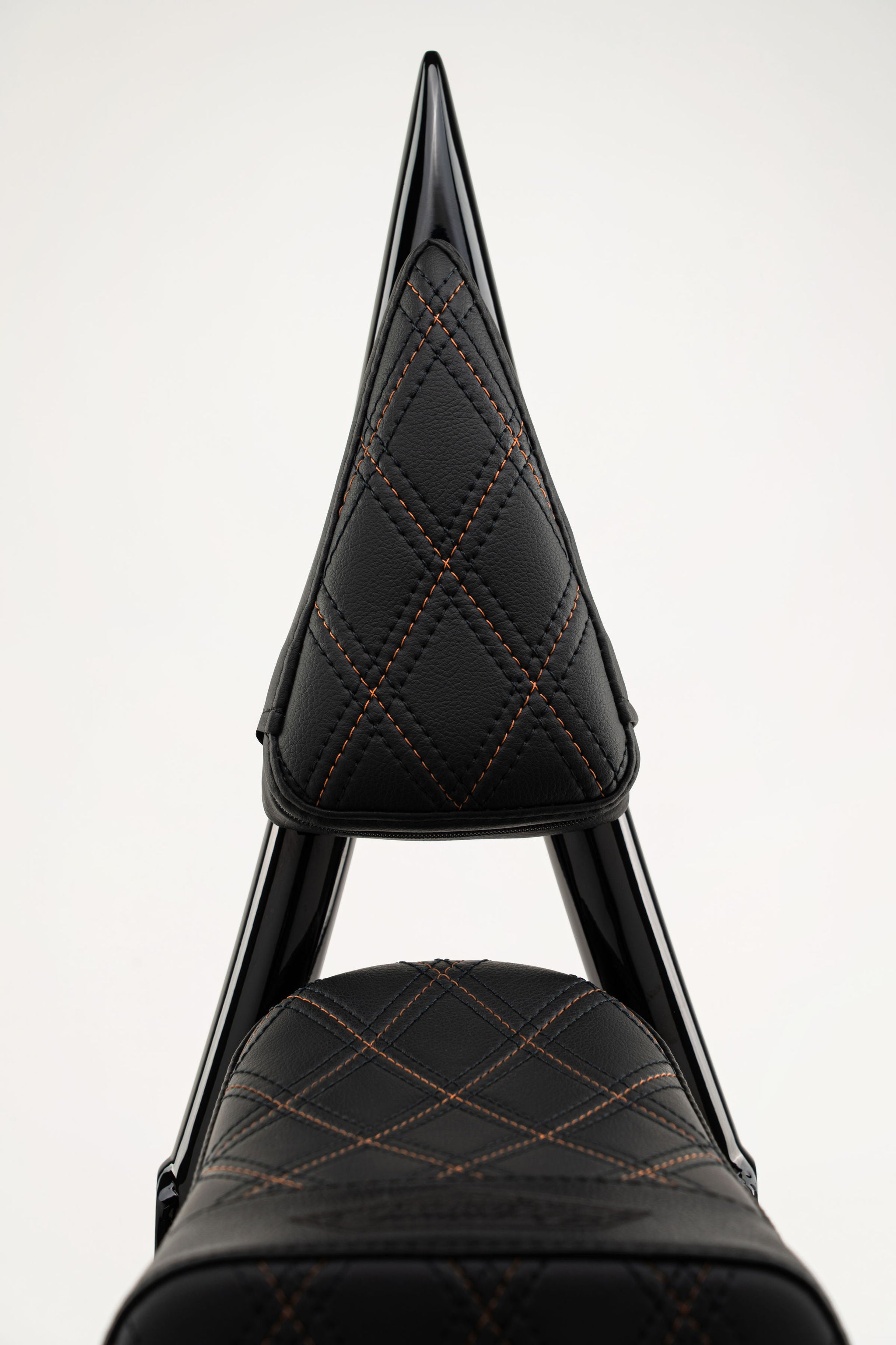 Bronze Stitch, Triple Diamond™, 2-Up Saddle & Diablo Sissy Bar