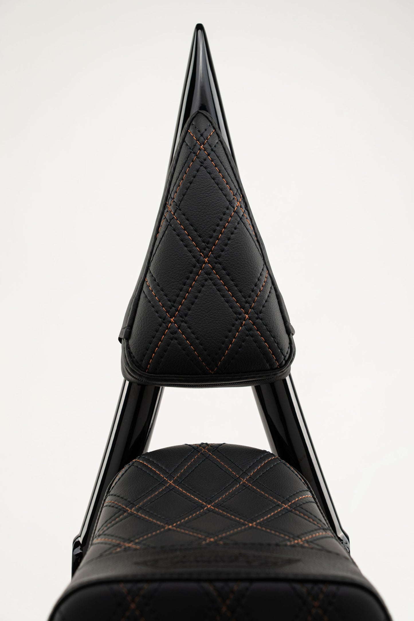 Bronze Stitch, Triple Diamond™, 2-Up Saddle & Diablo Sissy Bar with 100% Matching Triple Diamond™ Back Rest Pad! Fits 2020-2025 Low Rider S & ST