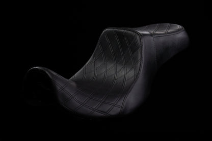 Stealth-Grip™ Premium 2-Up Double Diamond Saddles for 2006-2017 Dyna