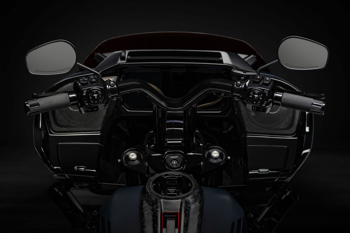 Dominator All New Big Daddy MX-V Bars™ for 2024-2026 Road Glides (Gloss Black & Classic Chrome)