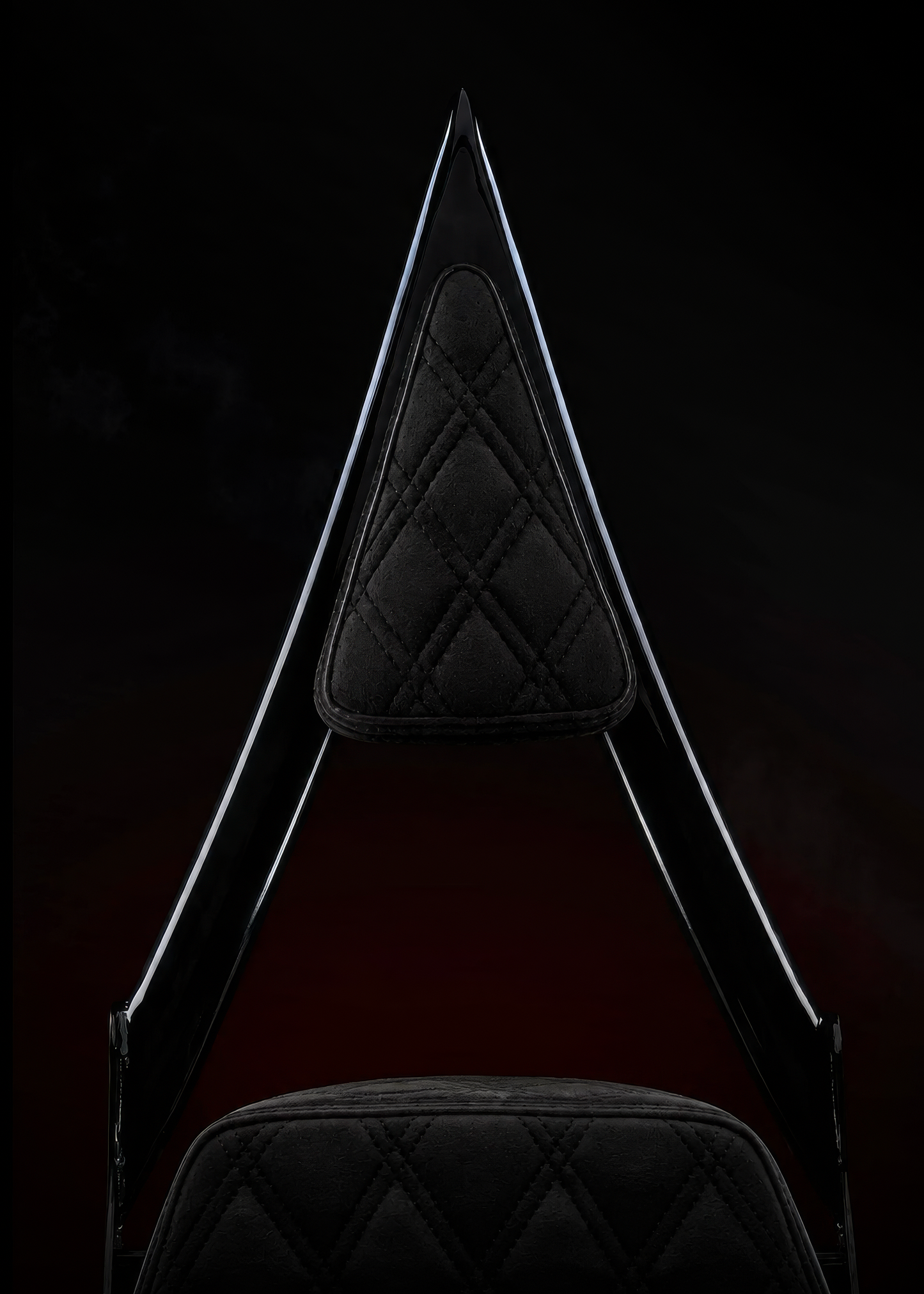 Signature Suede Double Diamond Saddle with Matching Sissy Bar Combo for the 2020-2026 Low Rider S & ST