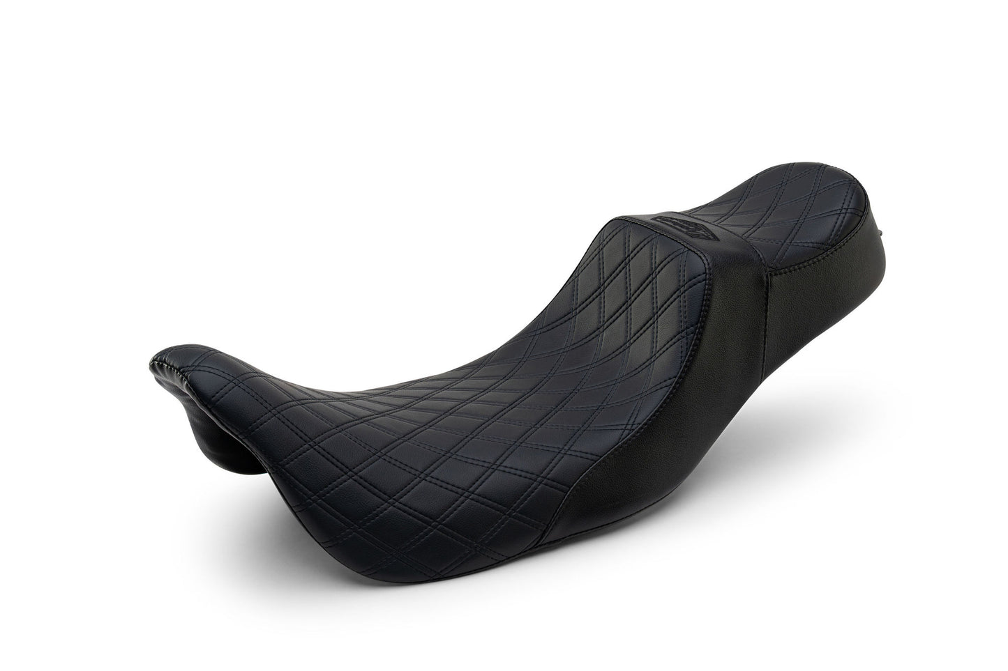 Extended Reach 2-Up Double Diamond Stealth-Grip™ Premium Saddles for 2009-2023 Harley Davidson Touring Models