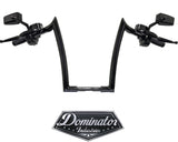 BIG DADDY 1 ½" MEATHOOK APES FOR  Dyna and Softail (Gloss Black)