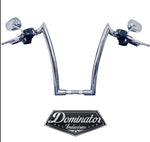 BIG DADDY 1 ½" MEATHOOK APES FOR  Softail (Classic Chrome)