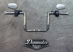 Pre-Wired 14" Big Daddy 1 ½" Miter Bagger Bars Classic Chrome Fits 2014-2023 Models