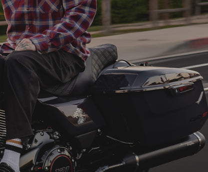 Standard Reach Double Diamond Stealth-Grip™ Premium 2-Up Saddle for the 2024-2026 Street Glide