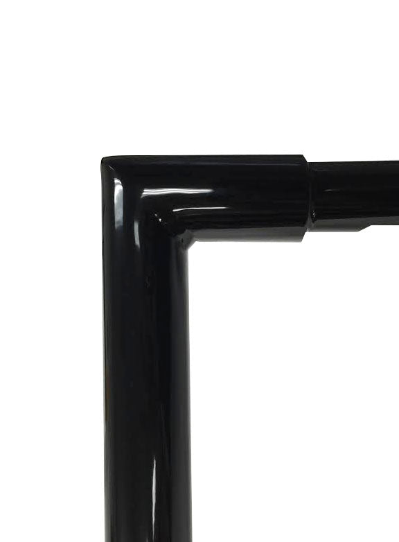 Dominator Industries Rgah10glossblack 1.25 inch Ape Hanger, 10 inch, Gloss Black