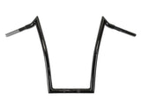 Road Glide Meathook Monkey Ape Hanger, 1 1/4 Inch Diameter, 18 Inch Rise, Gloss Black