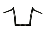 Road Glide Meathook Ape Hanger Handlebars, 1 1/4 Inch Diameter, 10 Inch Rise, Gloss Black