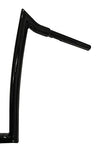 Road Glide Meathook Ape Hanger Handlebars, 1 1/4 Inch Diameter, 16 Inch Rise, Gloss Black