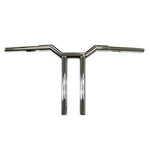 PreWired 12" Lane Splitter MX T Bars for 2011 & Newer Sportster and Softail models! Classic Chrome