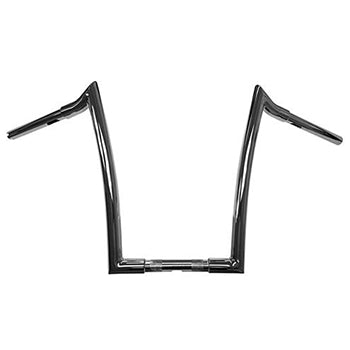 Meathook Ape Hanger Handlebar, 1 1/4 Inch Diameter, 14 Inch Rise, Chrome