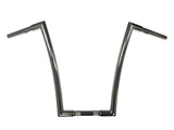 Miter Cut Ape Hanger Bars, 1 1/4 Inch Diameter, 20 Inch Rise, Chrome