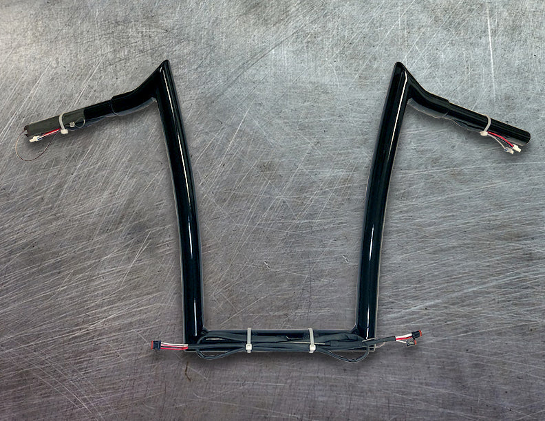 100% Plug In Ready 16" Road King (Standard) 2016-2025  Meathook Apes (Gloss Black)