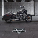 Road King Special Complete All In One Meathook Ape Hanger Kit.(14" Gloss Black)
