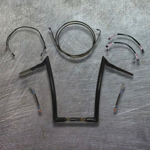 2020-2022 Low Rider S Complete All In One Meathook Ape Bar Kit.