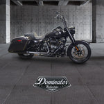 Road King Special Complete All In One Meathook Ape Hanger Kit.(10" Gloss Black)