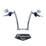20" BIG DADDY 1 ½" MEATHOOK APES FOR  ROAD KING STANDARD (CHROME)