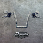 Pre-Wired 14" BIG DADDY 1 ½" MEATHOOK APES FOR  ROAD KING STANDARD/CLASSIC & FREEWHEELER (CHROME)