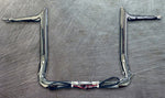 Pre-Wired 12" Big Daddy 1 ½" Meathook Monkey Bagger Bars Chrome Fits 2014-2021 Models