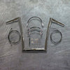 Road King Special Complete All In One Miter Cut Ape Hanger Kit.(12
