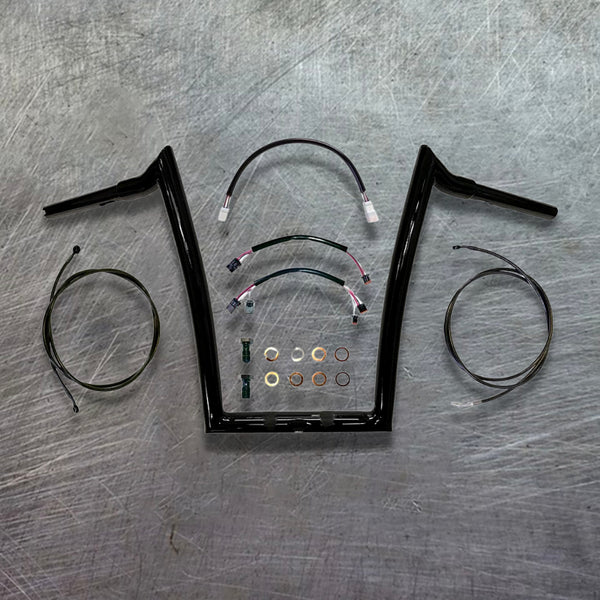 Road King Standard 16 Meathook Ape Complete All In One Kit (Gloss Bla –  Dominator Industries